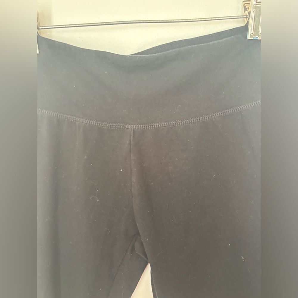 Aerie Chill Play Move Leggings Small Short Black Cotton Blend - Picture 4 of 6